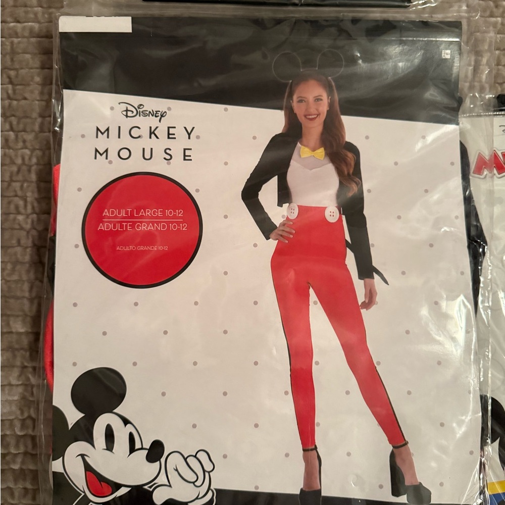Disney Mickey Mouse Women's Costume - Red and Black